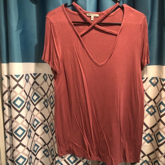 Strappy v-Neck Top - Picture 2 of 3